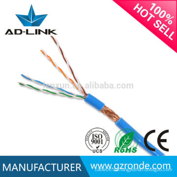 Cable caliente del LAN del cable 24AWG del Internet de la venta SFTP 4pr Cat5 en Guangzhou Venta al por mayor